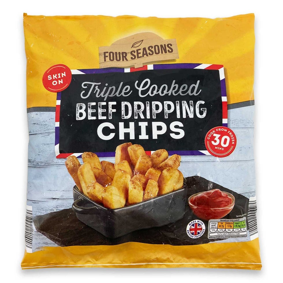 Aldi Four Seasons Triple Cooked Beef Dripping Chips 750g