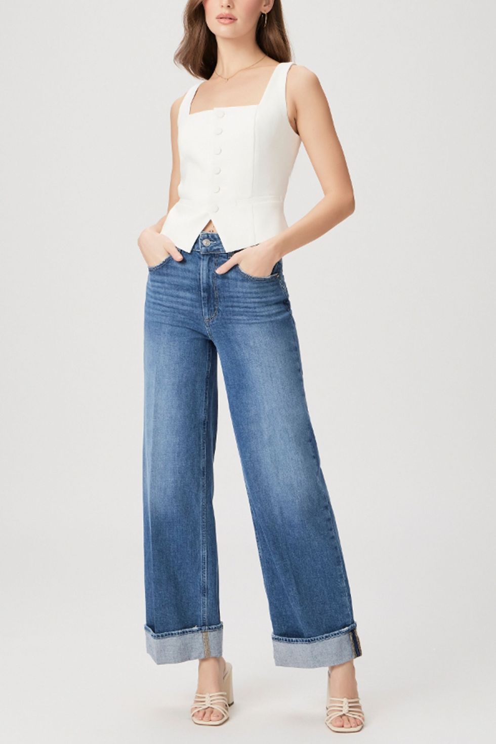 Breathe Easy Because High-Waisted Jeans Are on the Rise