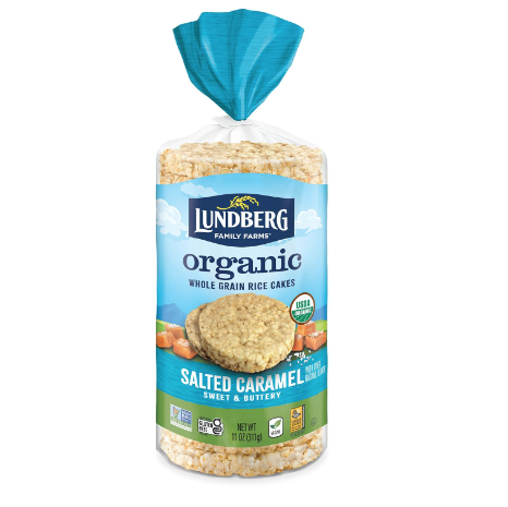 Salted Caramel Organic Whole Grain Rice Cakes