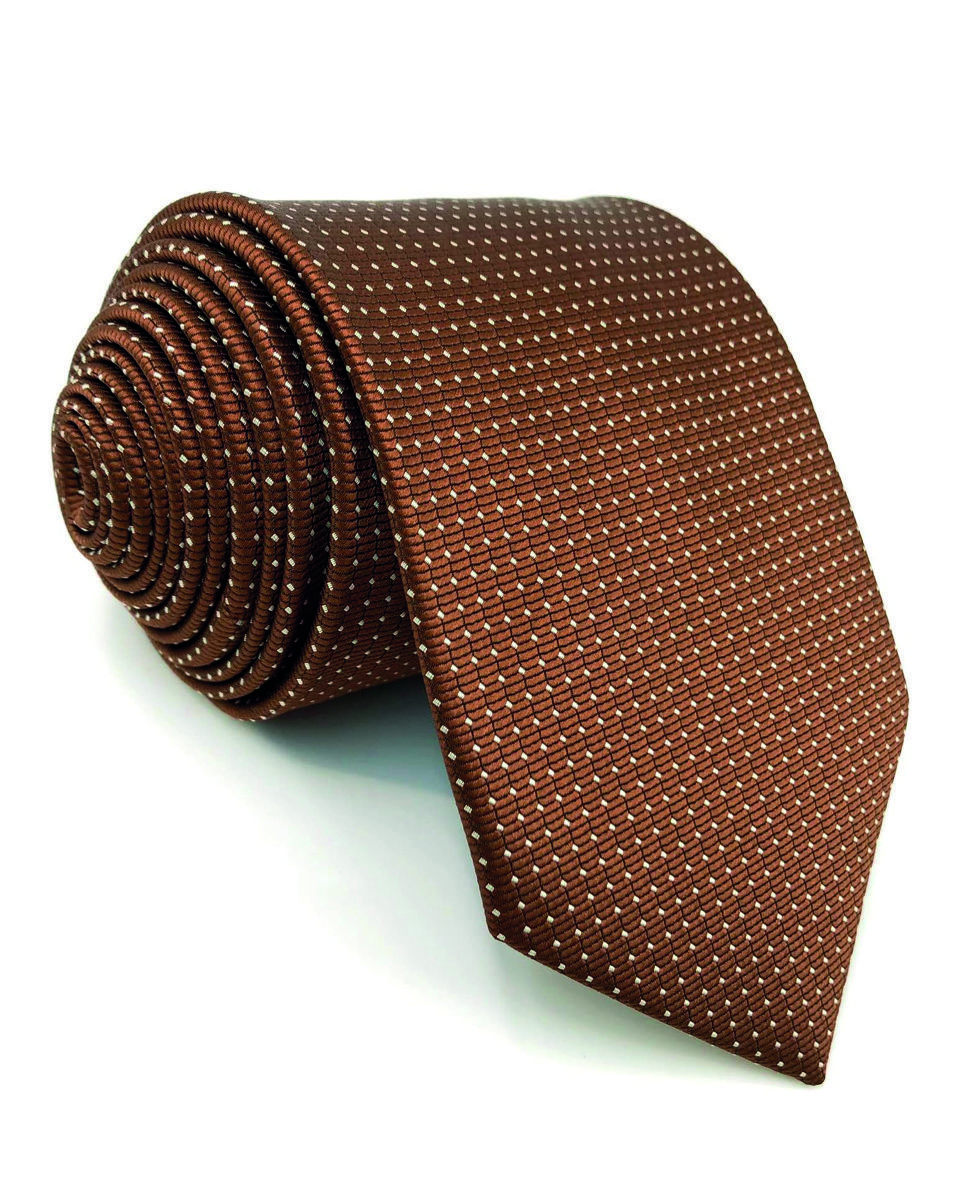 Corbata marrón Shlax & Wing