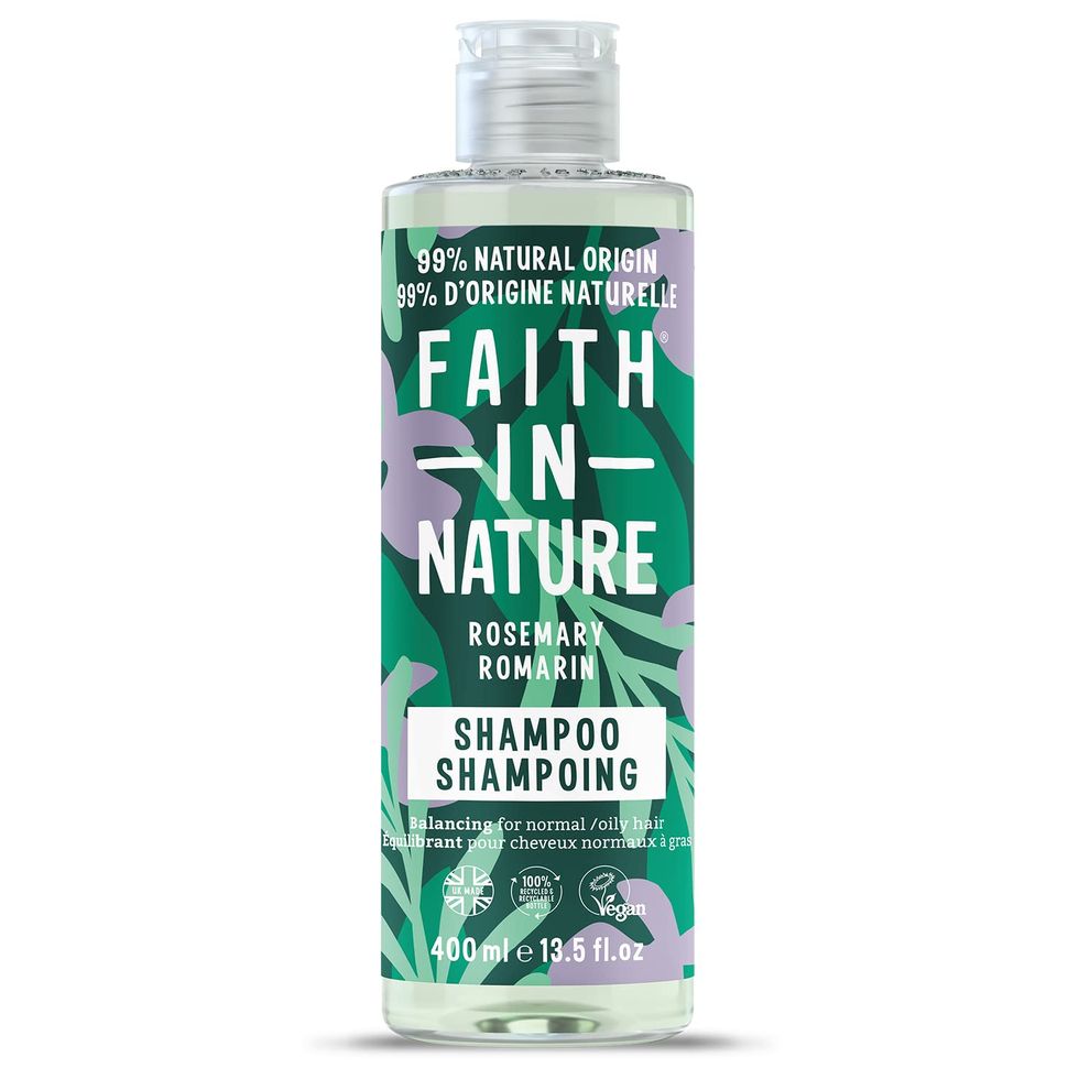 Faith in Nature Shampoo Naturale al Rosmarino, Riequilibrante, Vegano e Non Testato su Animali, Senza SLS e Parabeni, Capelli Normali o Grassi, 400 ml