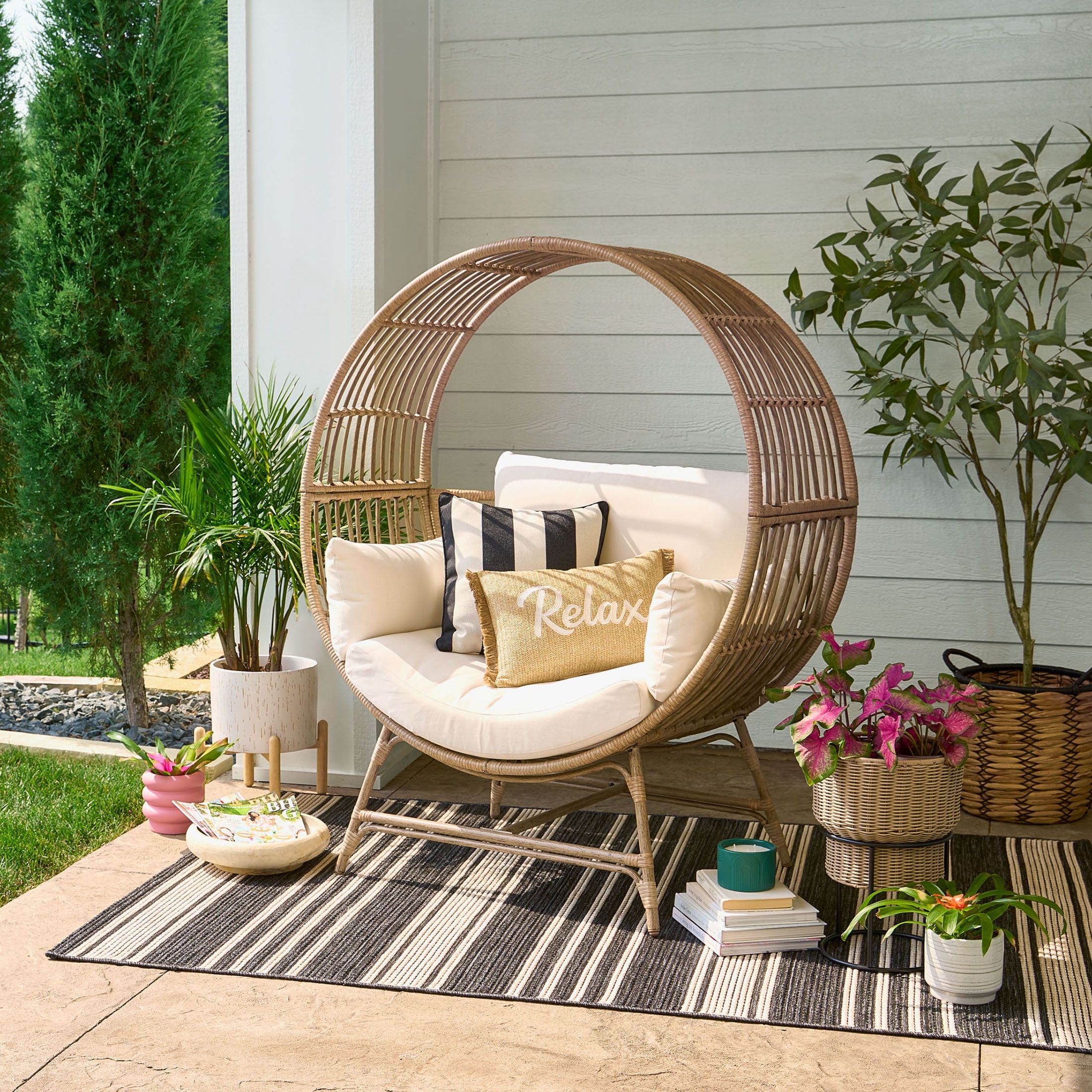 Better homes and gardens deals stacking wicker chair