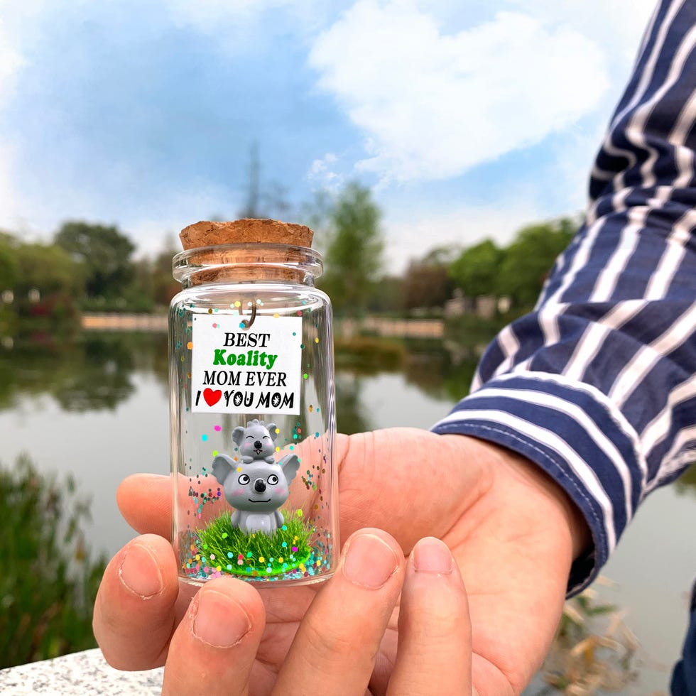 Koala Pun Message in a Bottle