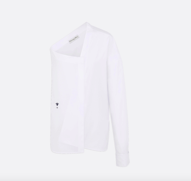 Camisa asimétrica Dior