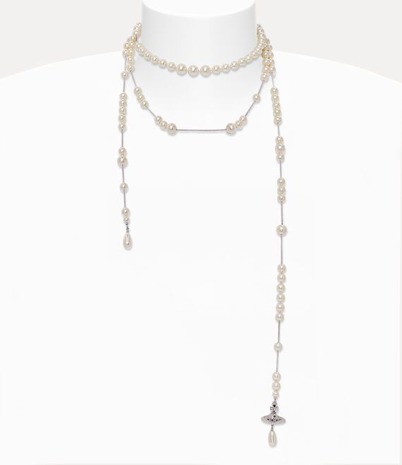 Vivienne Westwood土星系列推薦#05 不對稱珍珠串鍊