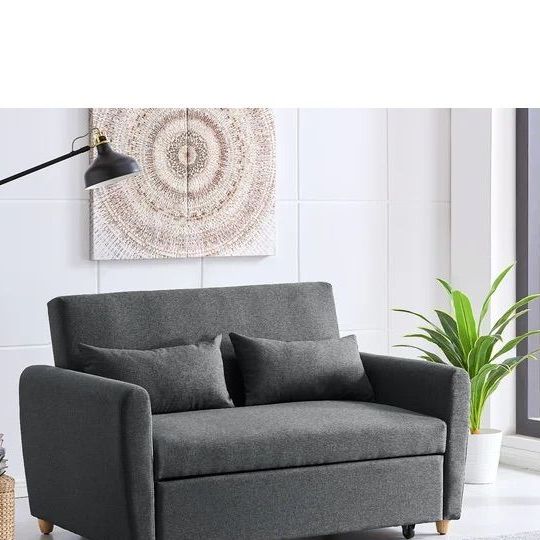 Zipcode Design 2 Seater Upholstered Sofa Bed