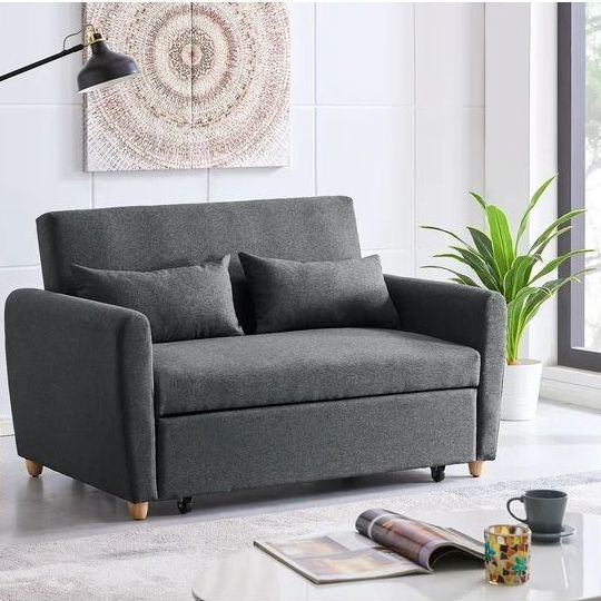 Zipcode Design 2 Seater Upholstered Sofa Bed