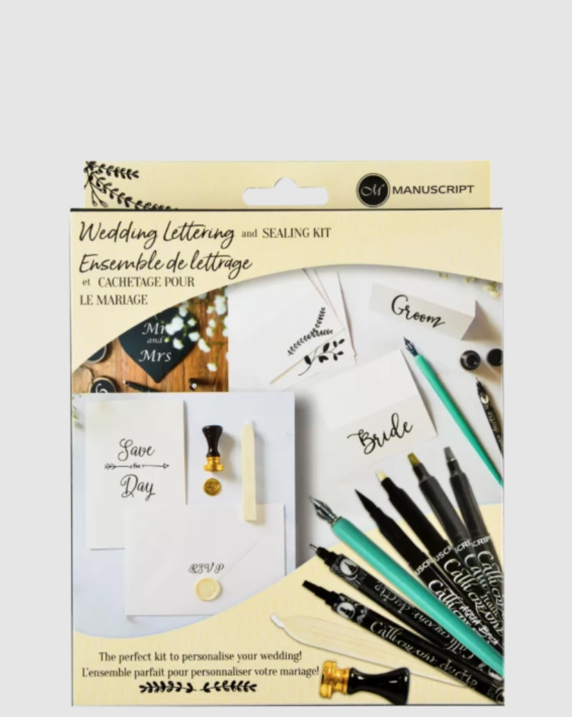 Manuscript Wedding Lettering and Sealing Calligraphy Kit