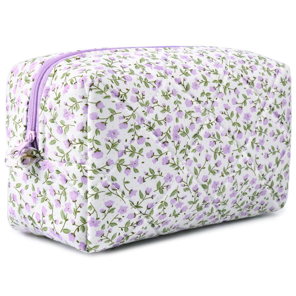 SOIDRAM Floral Cosmetic Bag