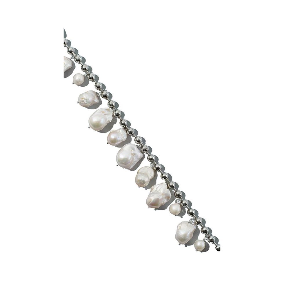 Pearl Ballchain Wristlet Phone Strap