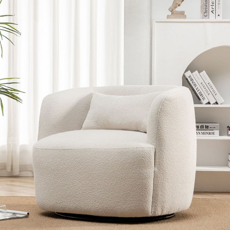 Comfy Armless Swivel Accent Chair - Zen