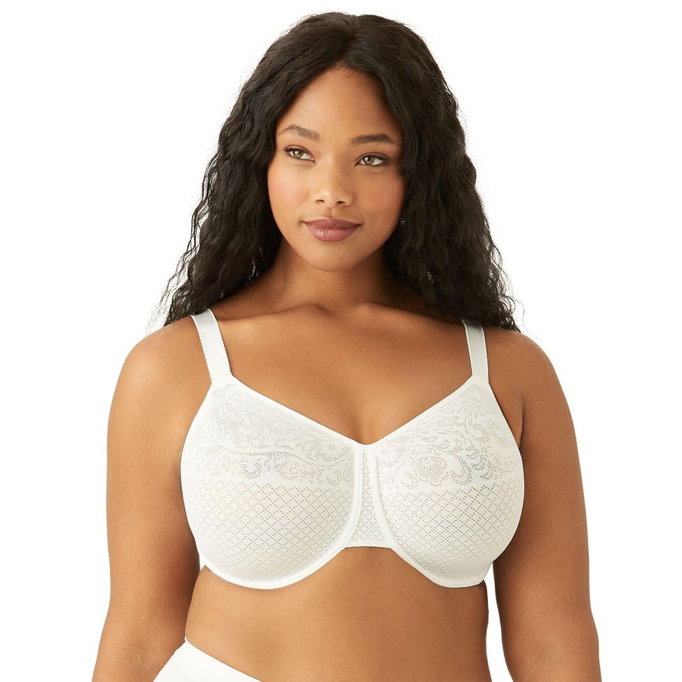 Plus Size Lace Bra For Women White Big Minimizer Bra Women Unlined