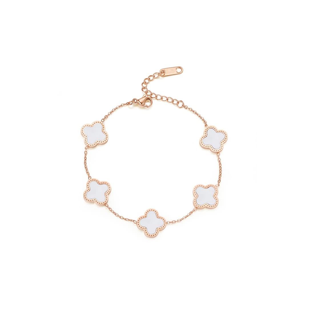 Van Cleef & Arpels | 'Alhambra' Onyx and Diamond Bracelet | 梵克雅寶 |  'Alhambra' 縞瑪瑙 配 鑽石 手鏈 | Fine Jewels | 2023 | Sotheby's