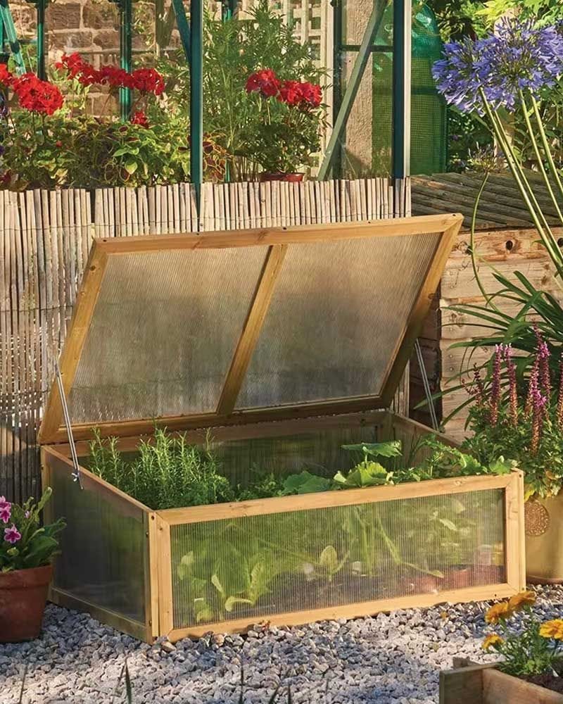 Wooden coldframe 