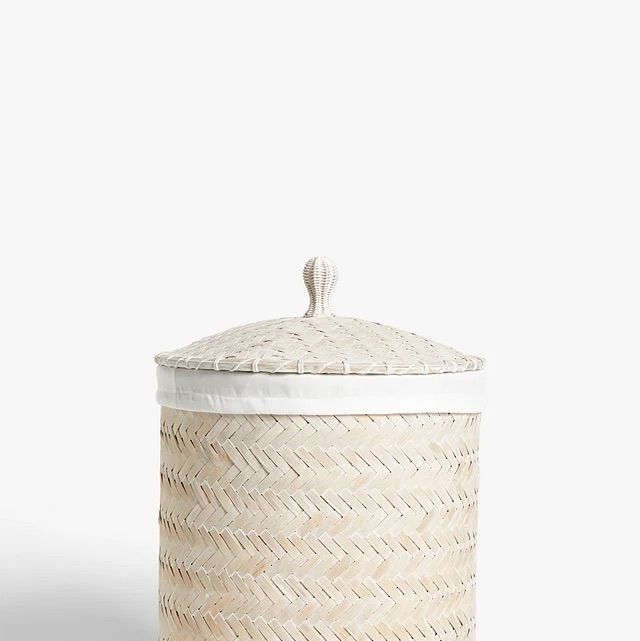 Circular Bamboo Laundry Basket