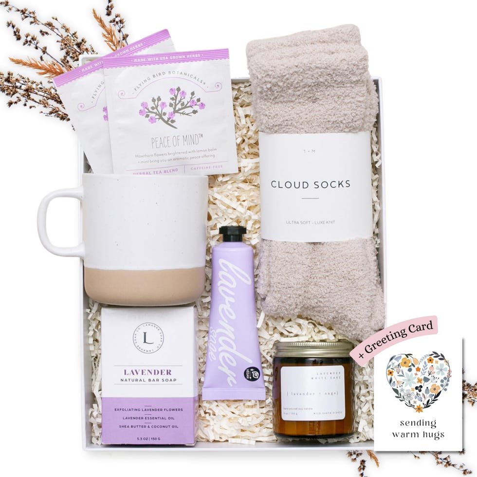 Lavender Spa Basket