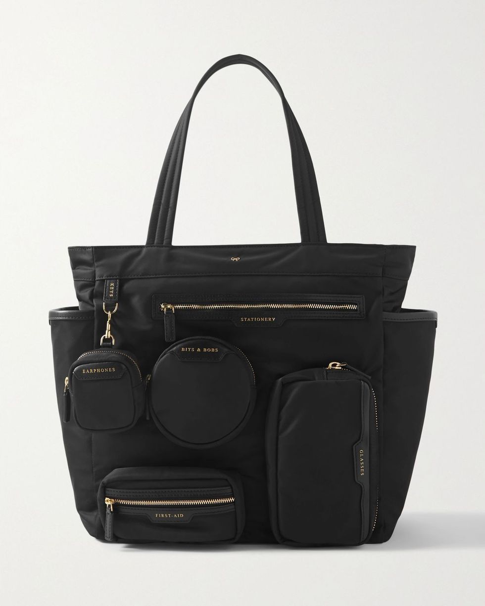 + NET SUSTAIN Commuter Leather-Trimmed ECONYL Tote