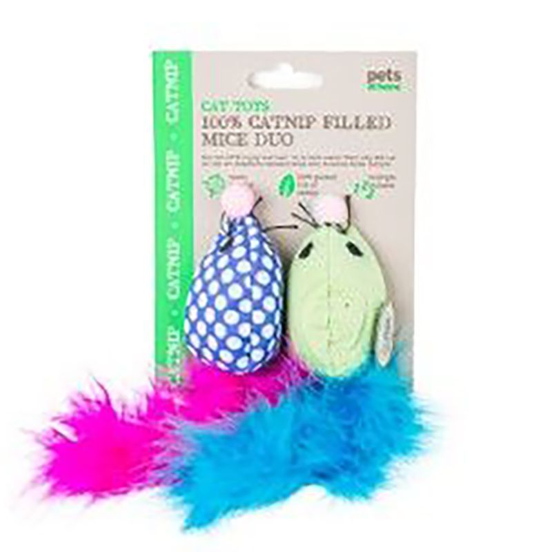 Pets at Home Catnip Mice Duo Cat Toy