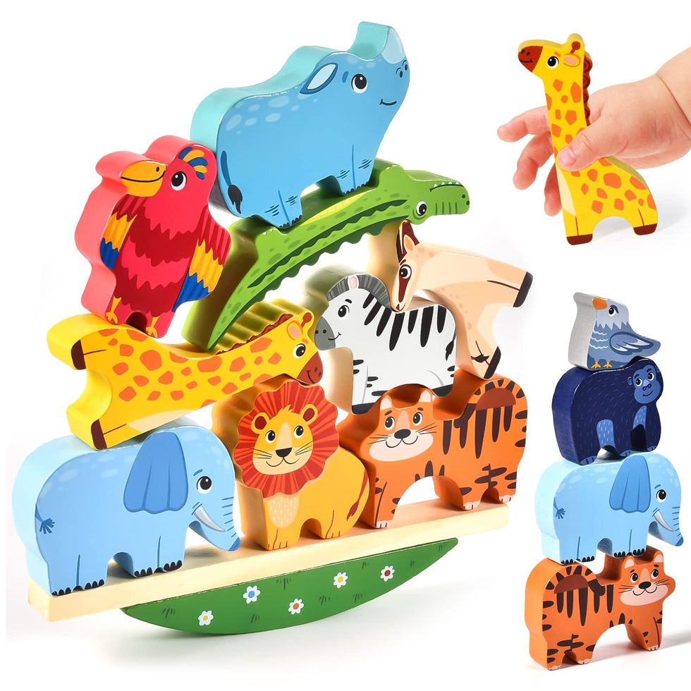 Juguetes de aprendizaje para niños de 1, 2, 3 años, 20 juguetes de animales  de granja, juguetes Montessori para contar, combinar y clasificar juegos