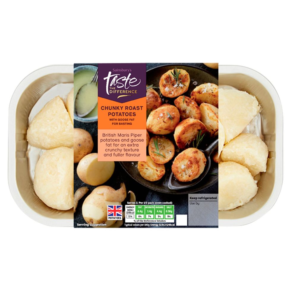 Sainsburys Taste the Difference Roast Potatoes with Goose Fat