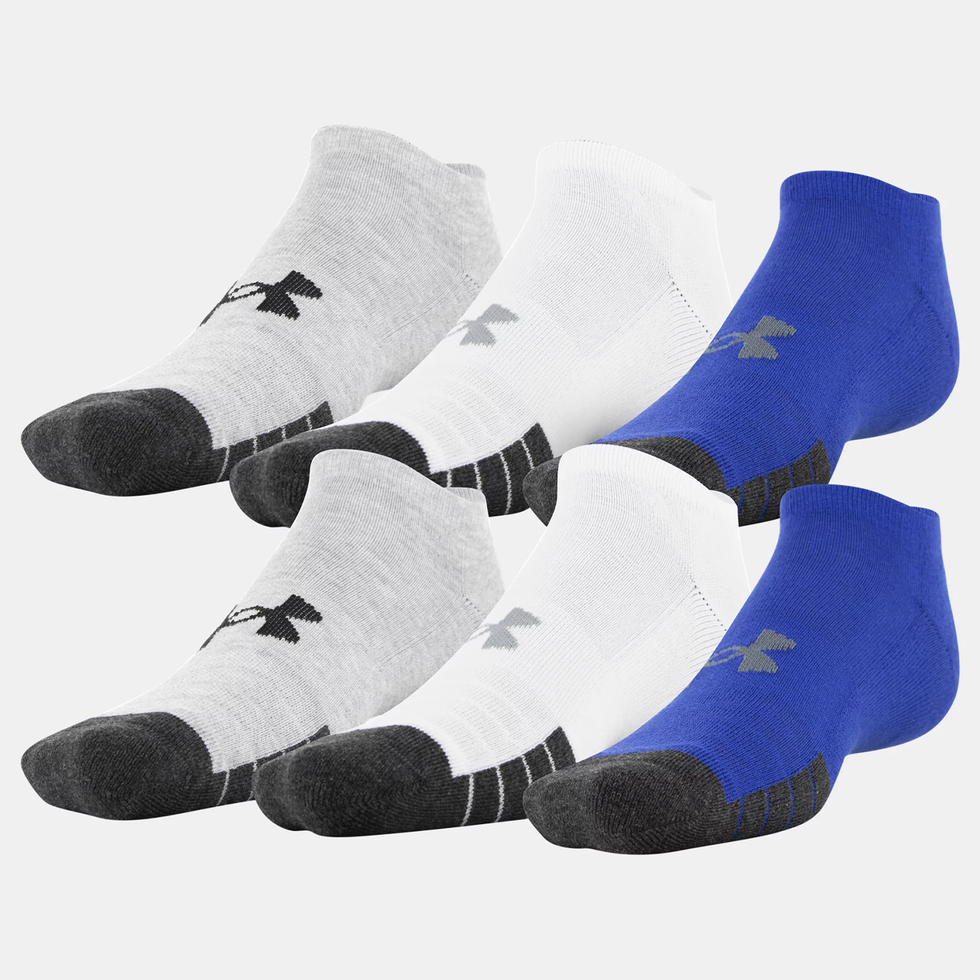 Hanes X-Temp Men's Performance No Show Socks, Shoe Sizes 6-12, 6-Pairs