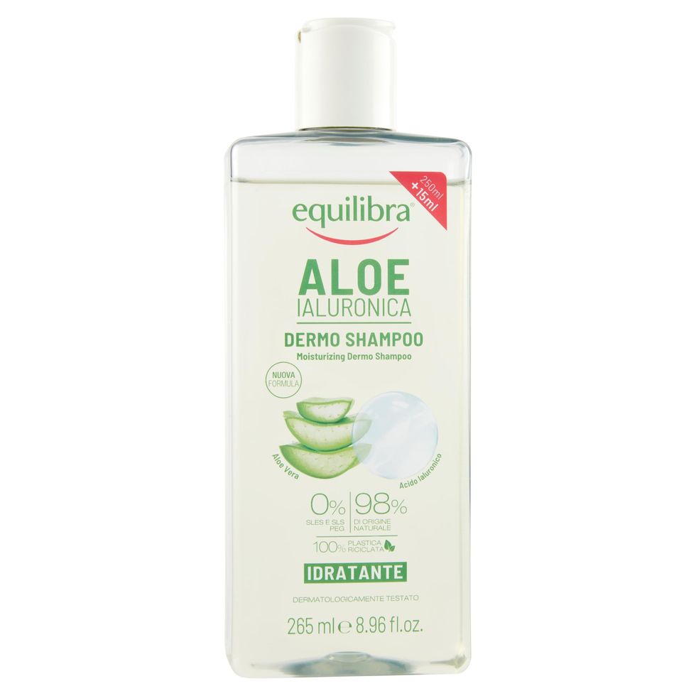 Dermo Shampoo Idratante con Aloe Vera, Acido Ialuronico ed Estratto di Ortica, 265 ml