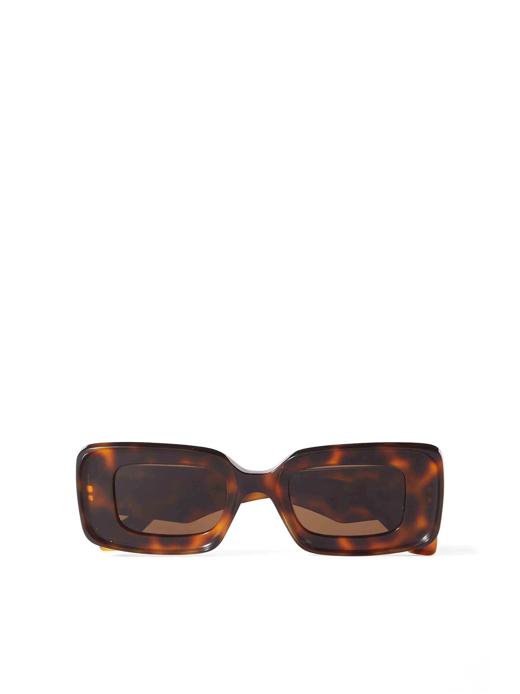 Loewe tortoiseshell best sale angular aviator sunglasses