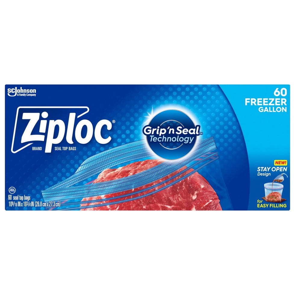 Ziploc® Brand Freezer Bags with Grip 'n Seal Technology