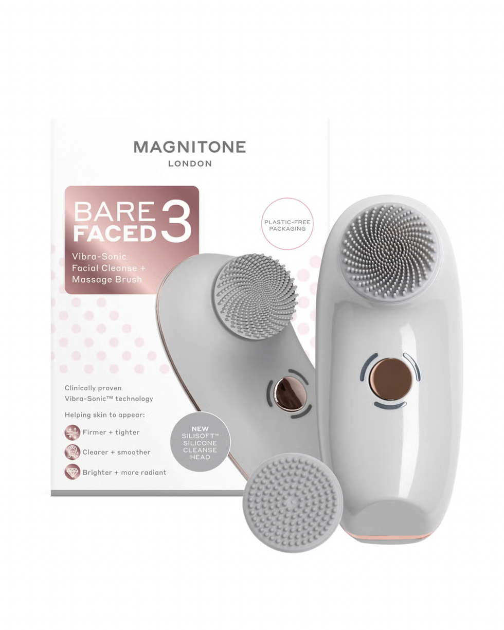 BareFaced 3 Vibra-Sonic Cleanse and Massage Brush