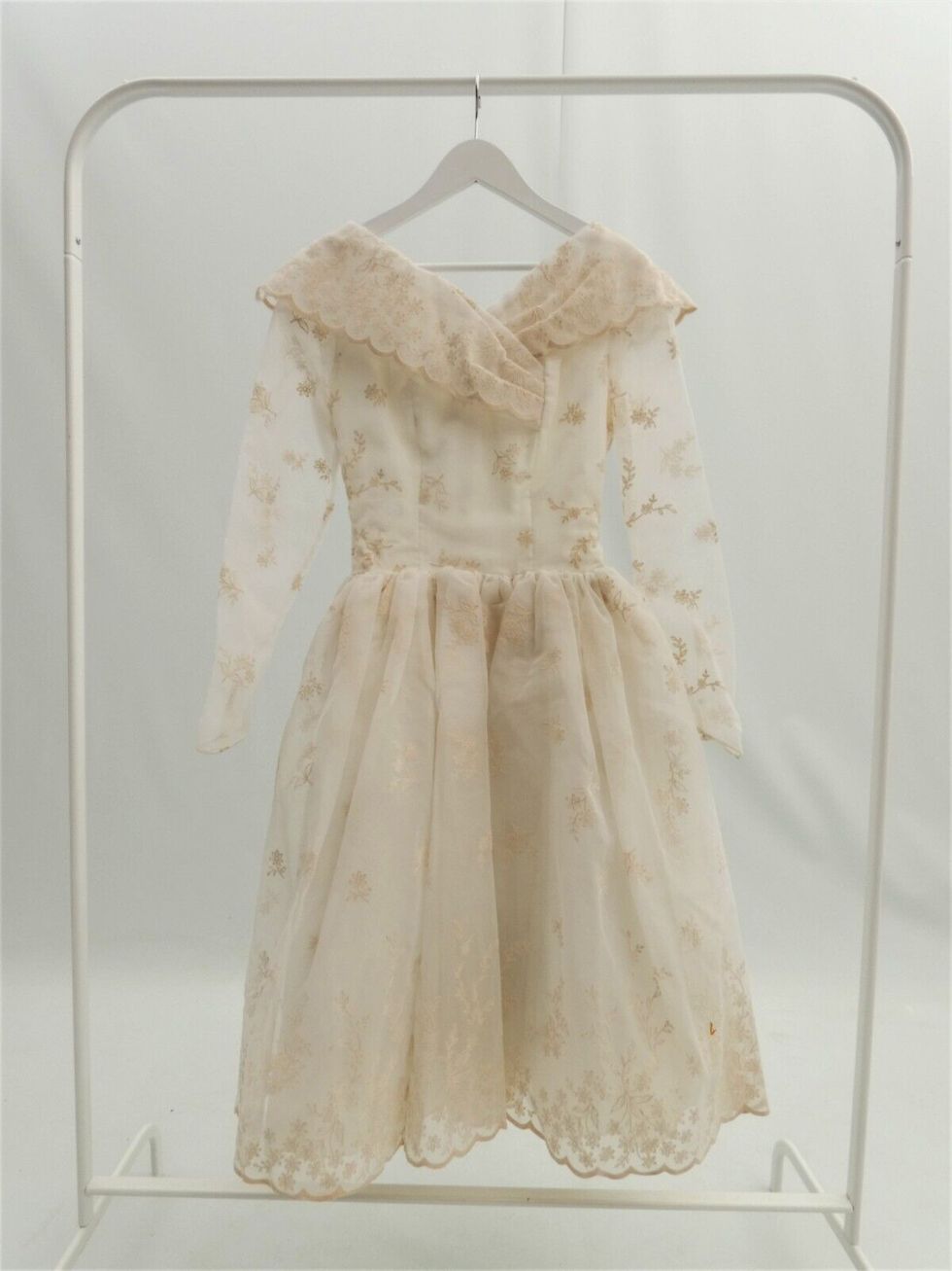 Late 1950s Wedding Dress - Size 10