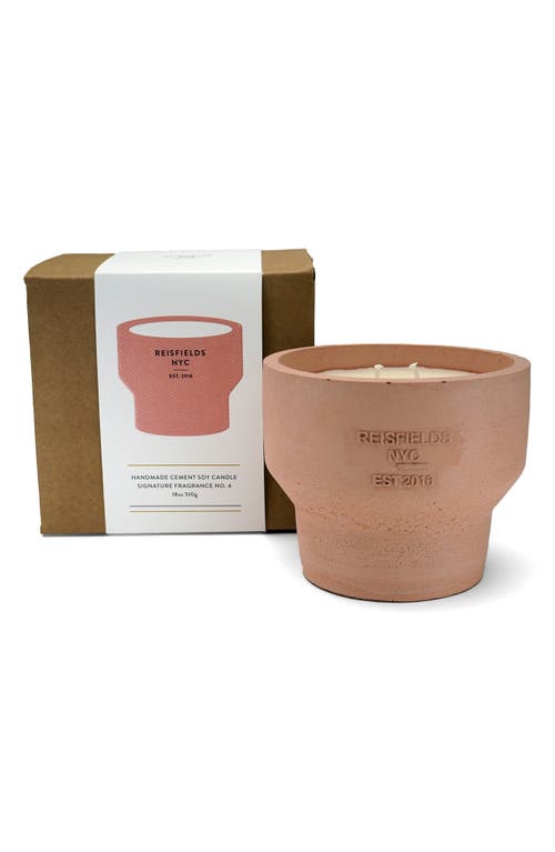Clay No. 4 Cement Candle