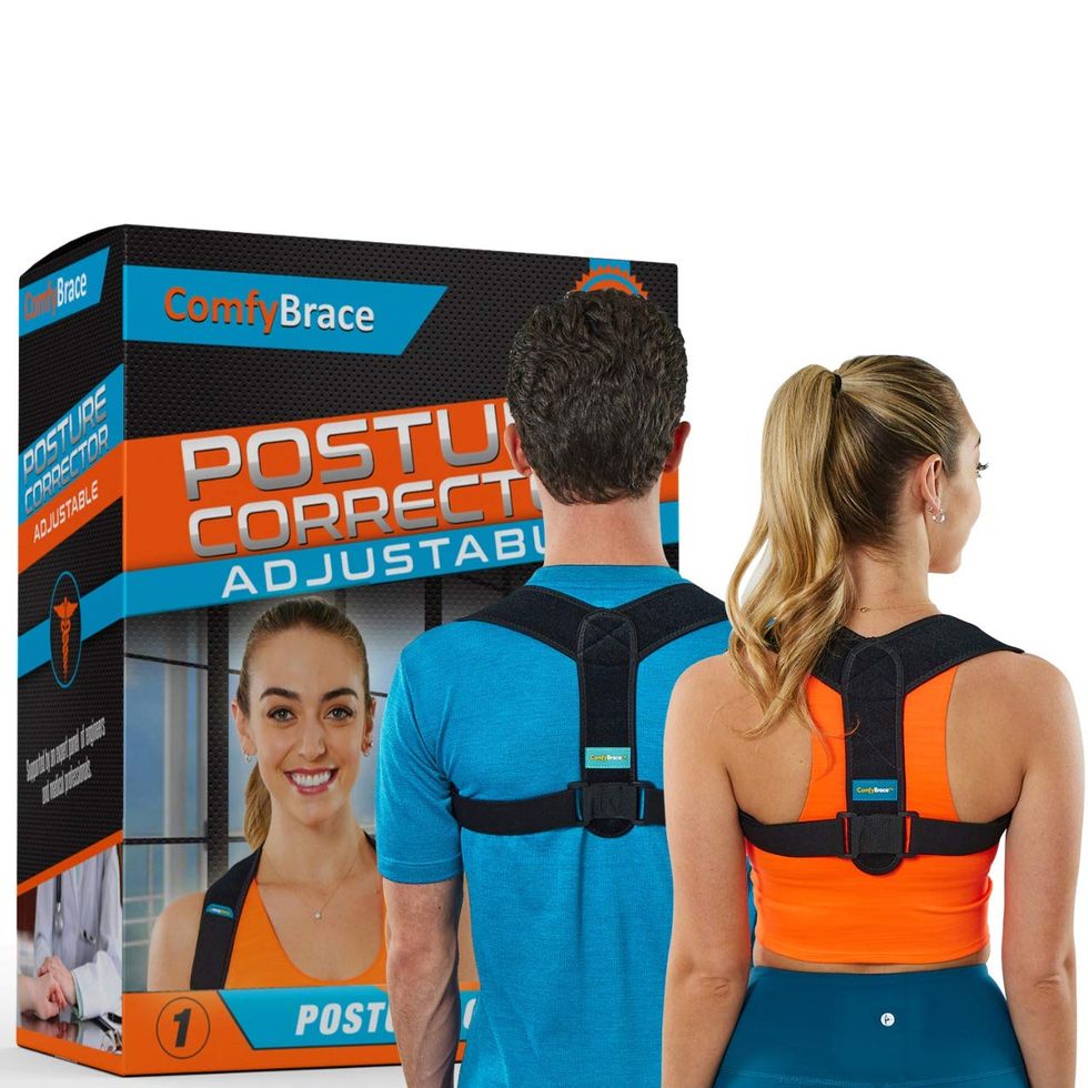 Forme Bra Posture Correcting Women Zip Front Sports Bra Wireless