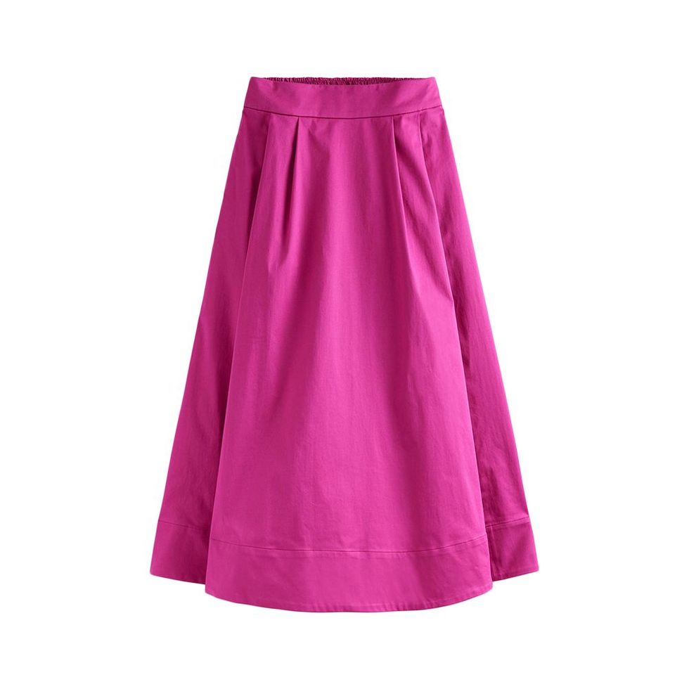 Isabella Cotton Sateen Skirt