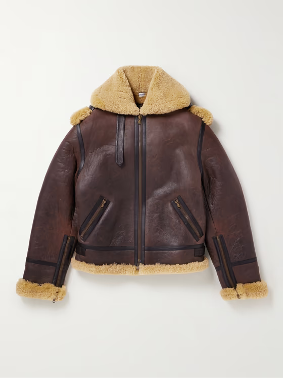 The Best Men's Shearling Aviator Jackets for Keeping Warm in Style