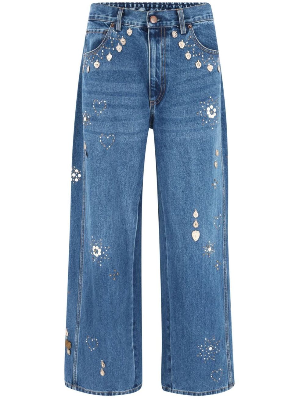 Embellished Jeans Are The Dramatic Denim Trend We Deserve Right Now