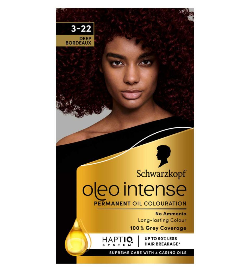 Oleo Intense Permanent Oil Colour 3-22 Deep Bordeaux Hair Dye
