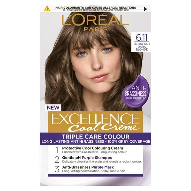 Excellence Crème Cool 6.11 Ultra Ash Dark Blonde Hair Dye