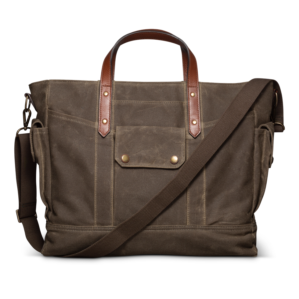 Waxed Canvas Commuter Tote