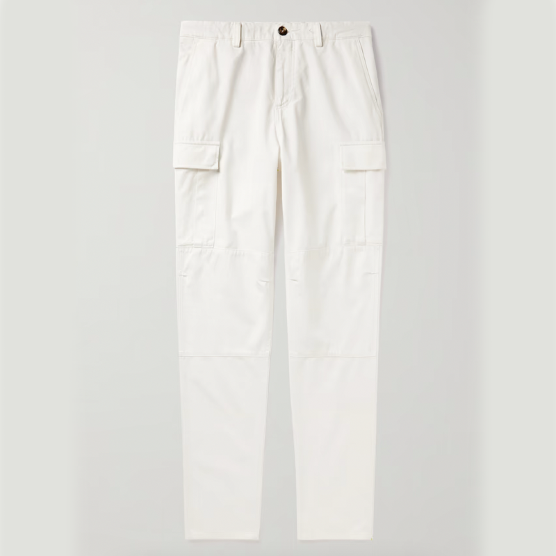 Tapered Cotton-Gabardine Cargo Trousers
