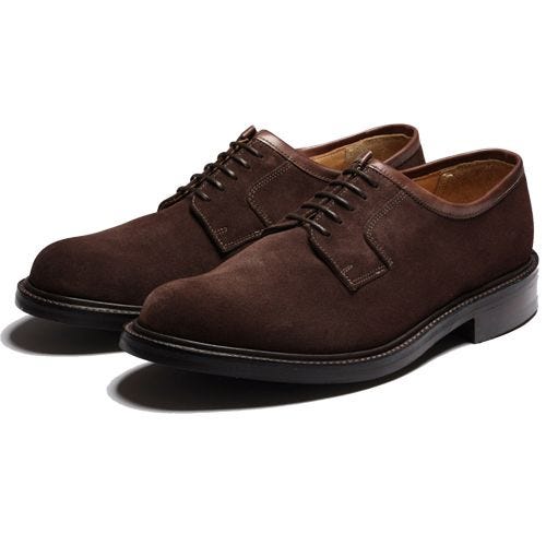 Grenson Suede Derby Shoe