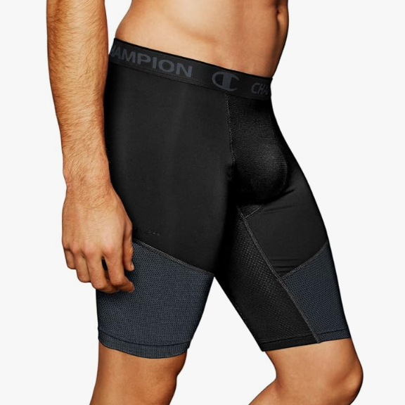 DEVOPS 3 Pack Men's Compression Shorts Underwear With Pocket (X