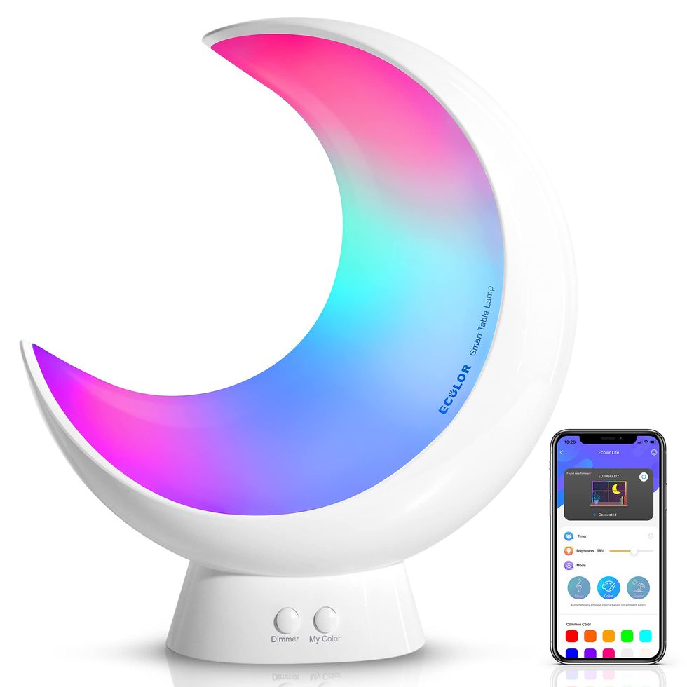 smart crescent table lamp