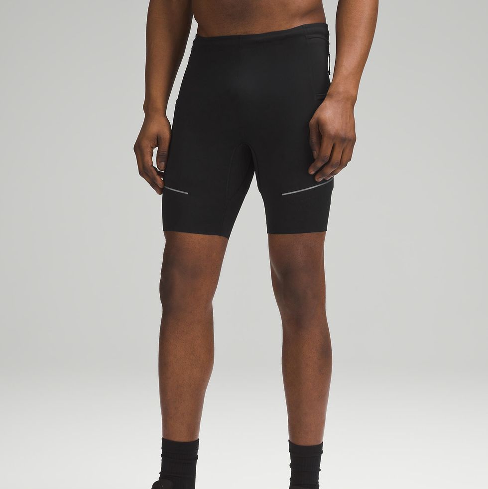 Fast and Free Half Tight Compression Shorts for Men 