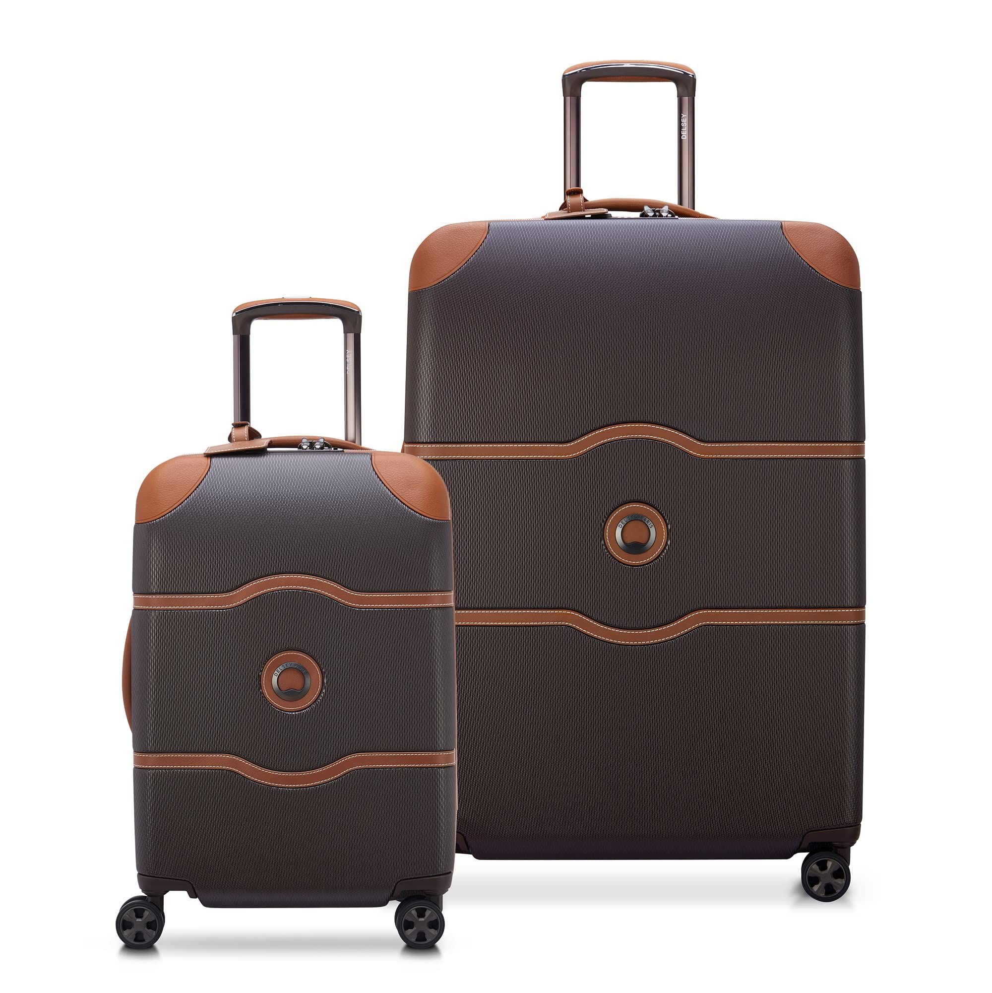 Safari Ray Hardside Small & Medium Size (Cabin & Check-in) Trolley Luggage  Bag Set of