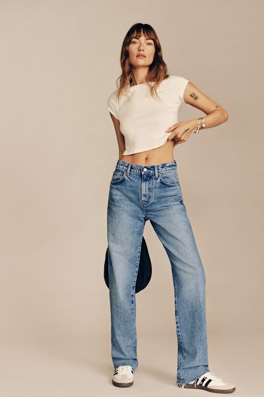 Val 90s mid rise straight jeans