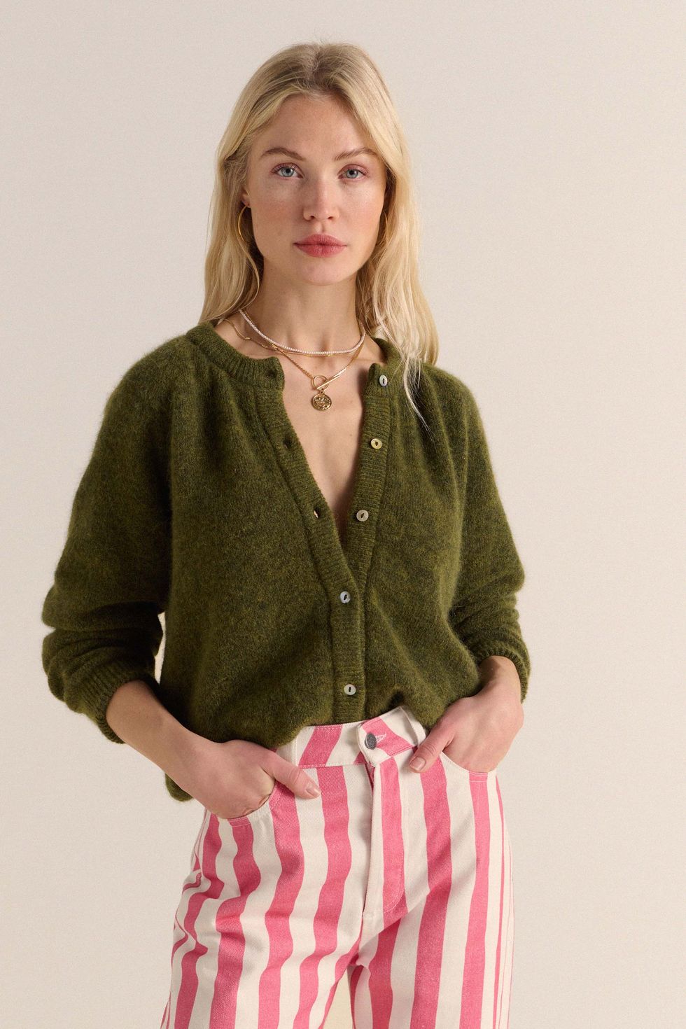 Forest Green Come Cardigan