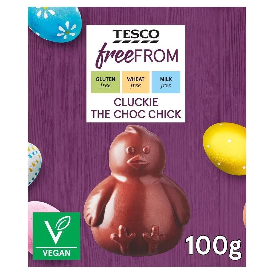 Tesco Free From Cluckie The Chocolate Chick