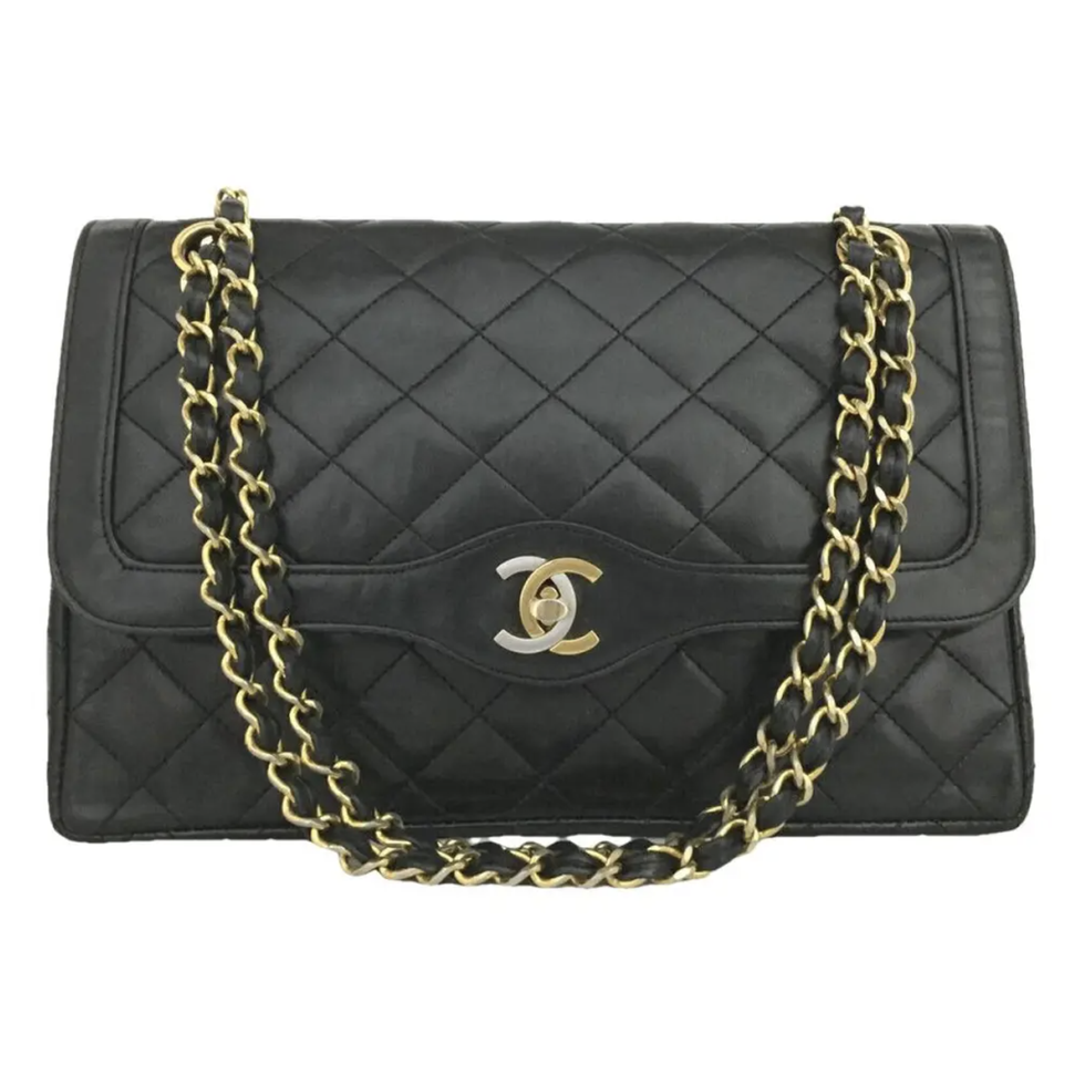 Chanel Vintage Diana Leather Handbag