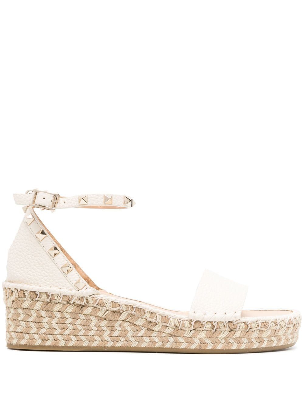 275 Central Meloni Espadrille Wedge Cuoio Leather