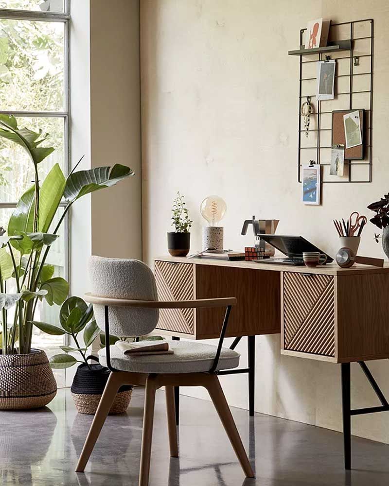 Soren Office Chair Ivory/Natural